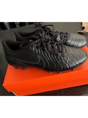 Nike Tiempo Legend 9 Soccer Cleats Black Size 6.5 US FG Firm Ground With Box